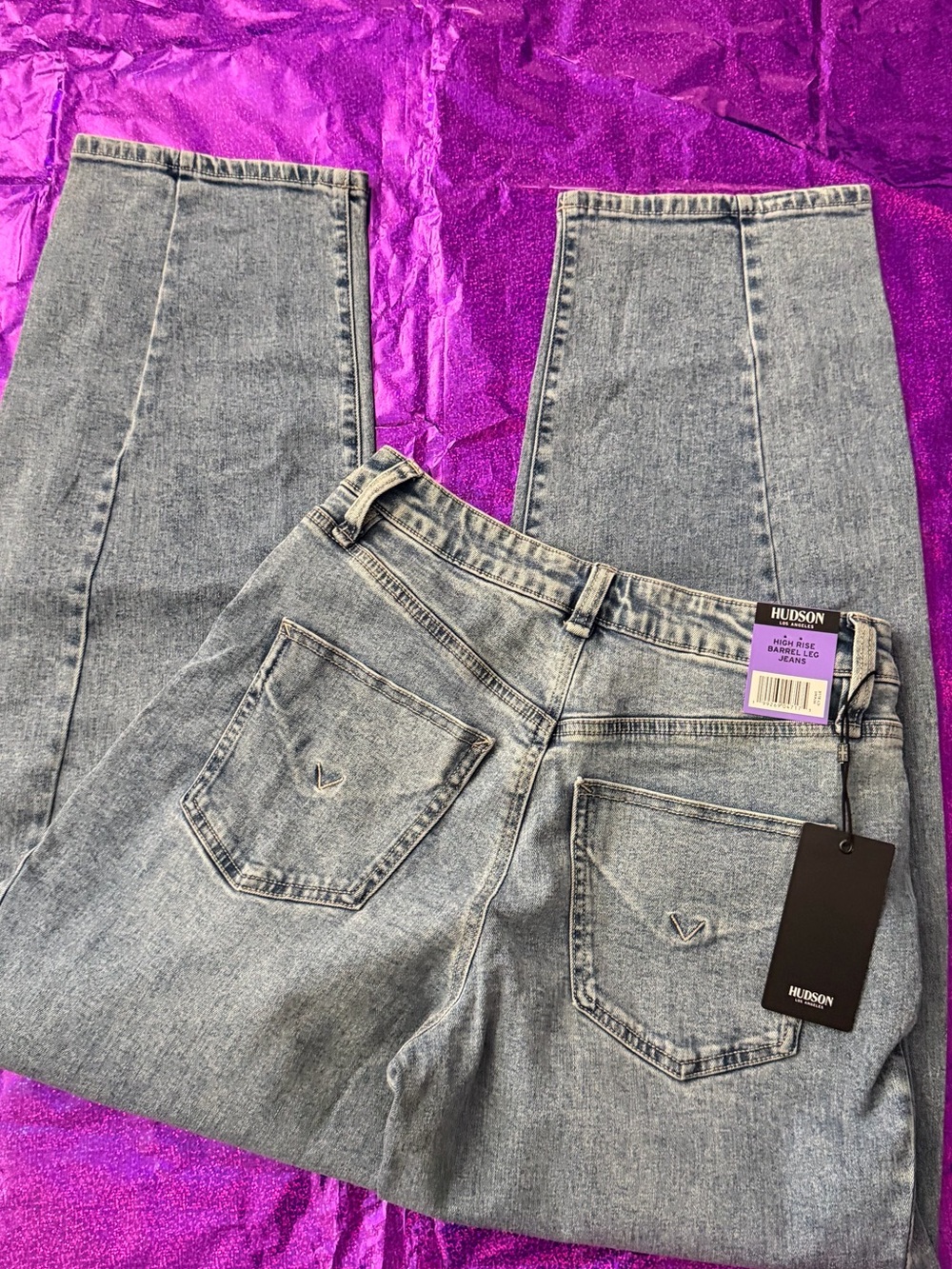 Hudson Jeans Light Blue Wide Leg Flare Denim